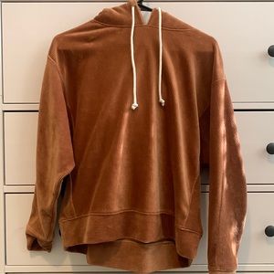 Lou & Grey copper corduroy sweatshirt